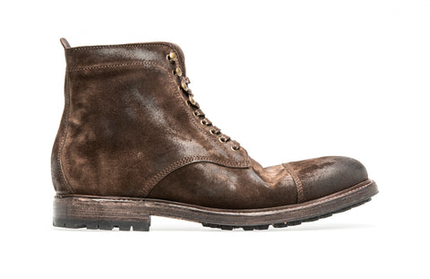 Timber Sheepskin Lace Up Boot Softy | Ebano - ndc-made-by-hand